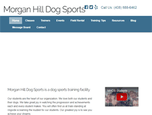 Tablet Screenshot of mhdogsports.com